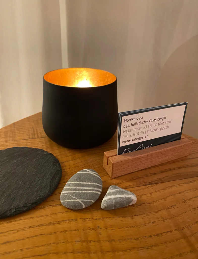 Atmosphäre mit Kerze