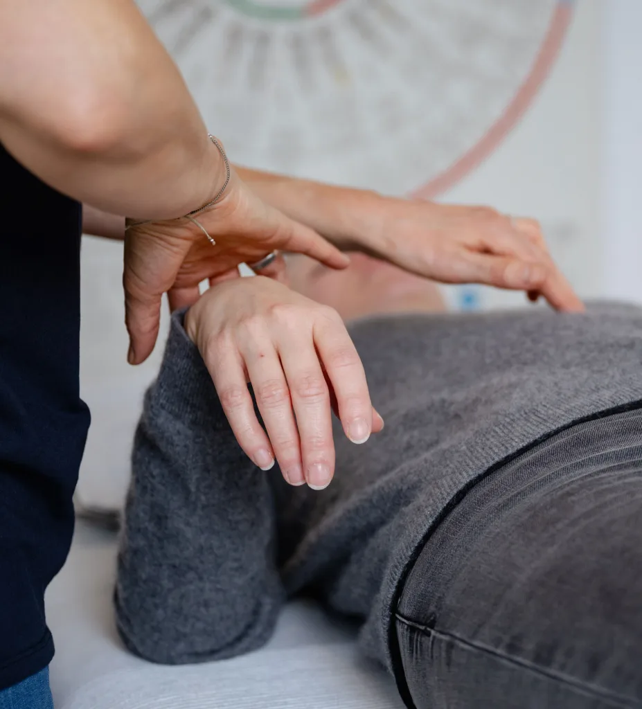 Behandlung mit Klientin